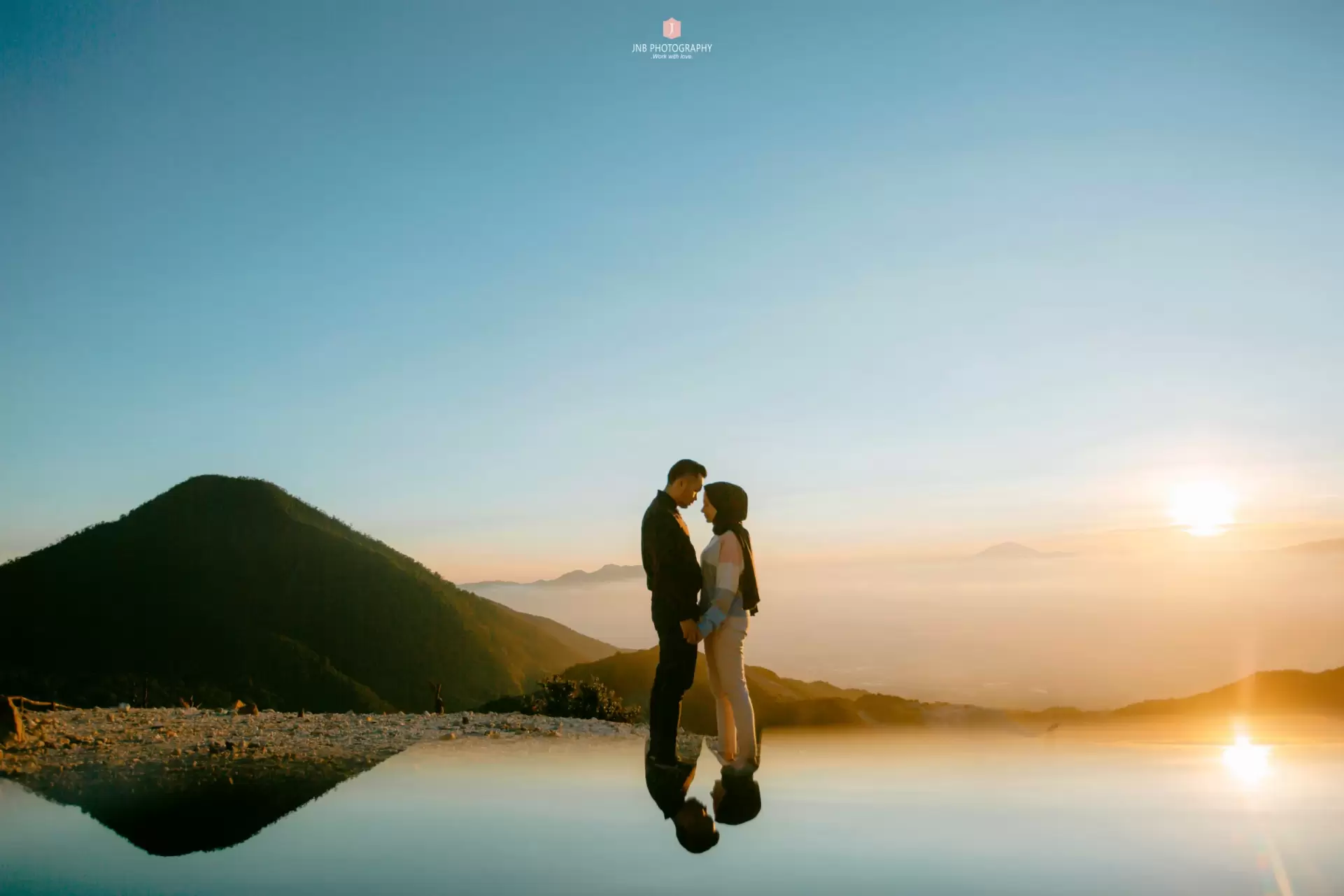 prewedding foto ambience gunung